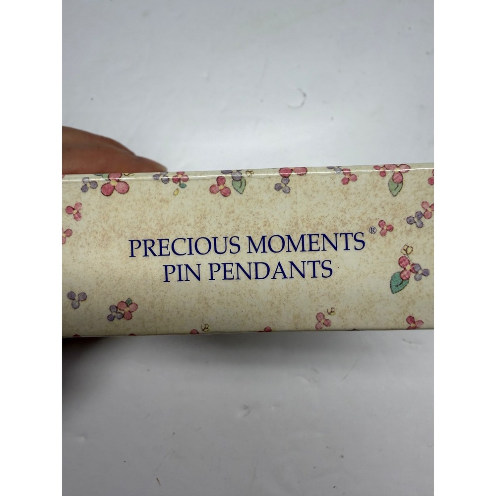 Vintage 1999 Avon Precious Moments May Your Happiness Blossom Pin Pendant Brooch - Picture 4 of 7
